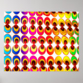 Poster Tissu psychédélique (Devant)