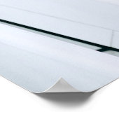 Poster Tissu rayé blanc et gris (Coin)