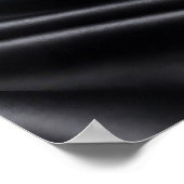 Poster Tissu Satin Noir Texture de Pli Fluide (Coin)