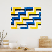 Poster Tissu simultané | Sonia Delaunay | (Cuisine)