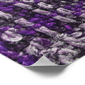 Poster Tissu tartan violet : arrière - plan texturé. (Coin)