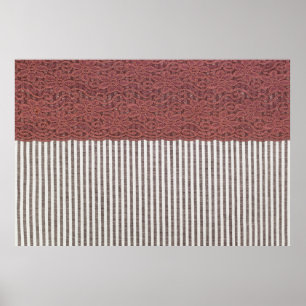 Poster Tissu texture textile et dentelle pour arrière - p