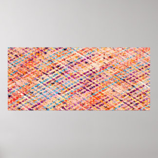 Poster Tissu tissé tisser un fil large