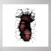 Poster Titan au mur (Devant)