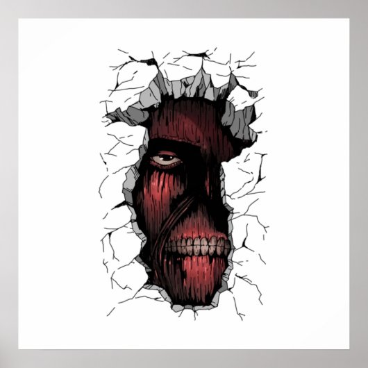 Poster Titan au mur (Devant)