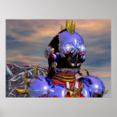 Poster TITAN, CYBORG PORTRAIT Science-fiction Scifi (Devant)