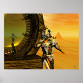 Poster TITAN DANS LE DÉSERT DE L'HYPÉRION, Science-Fictio (Devant)