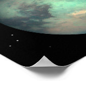 Poster Titan de la lune de Saturne (Coin)