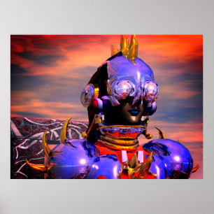 Poster TITAN, PORTRAIT DE CYBORG Science-fiction Sci-fi