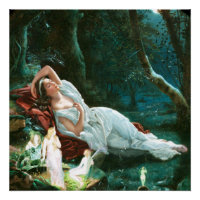 Titania Dormir au clair de lune Simmons Fae Art