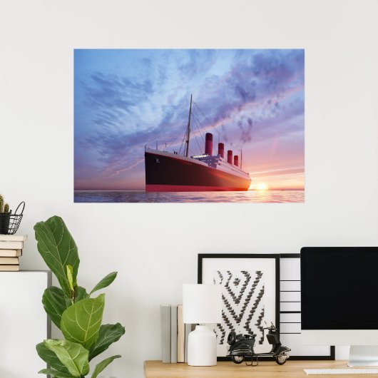 Poster Titanic (Bureau à domicile)