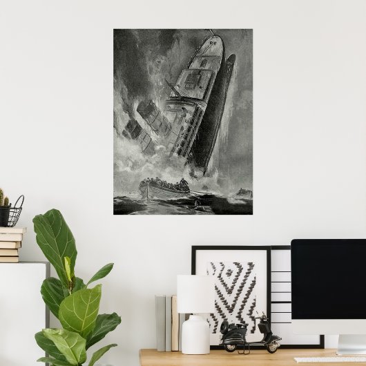 Poster Titanic (Bureau à domicile)