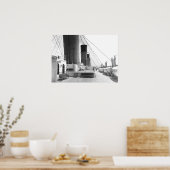 Poster Titanic Photo Deck et Lifeboats (Cuisine)