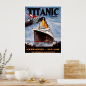 POSTER TITANIQUE vintage (Cuisine)