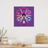 Poster Titans Ados, partez ! | Emoticlones de Raven (Cuisine)
