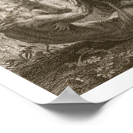 Poster Tithonus, Mari d'Aurora, transformé en pâtisserie (Coin)