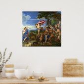 Poster Titian Bacchus and Ariadne (Cuisine)