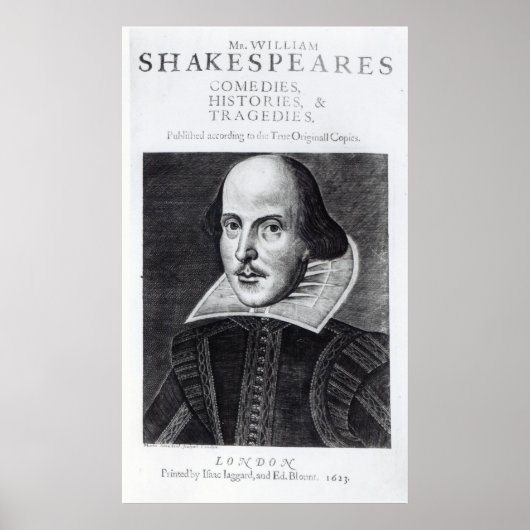 Poster Titlepage, 'Mr. William Shakespeares (Devant)