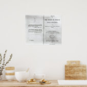 Poster Titre à "Sur l'origine des espèces" (Cuisine)