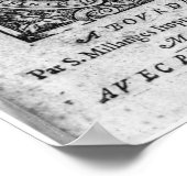 Poster Titre de la première édition de 'Essais' (Coin)