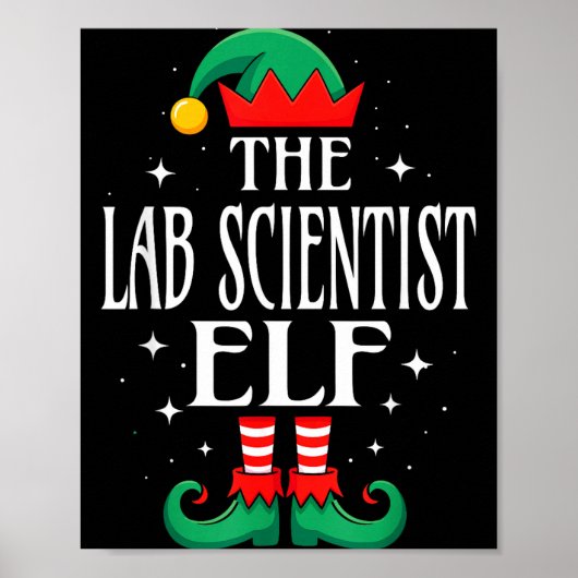 Poster Titre de poste d'elfe scientifique de laboratoire (Devant)