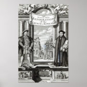 Poster Titre L'Histoire La Réforme Église Angleterre (Devant)