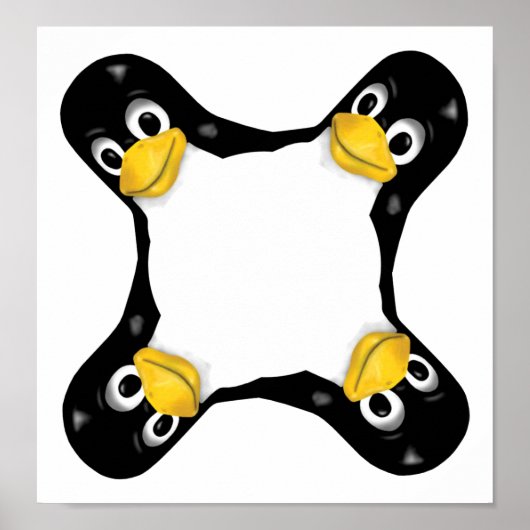 POSTER TITRES LINUX TUX 4 (Devant)