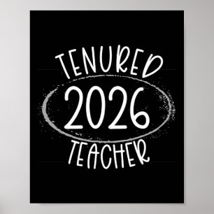 Poster Titularisée en 2026 Enseignante Titularisée Femmes