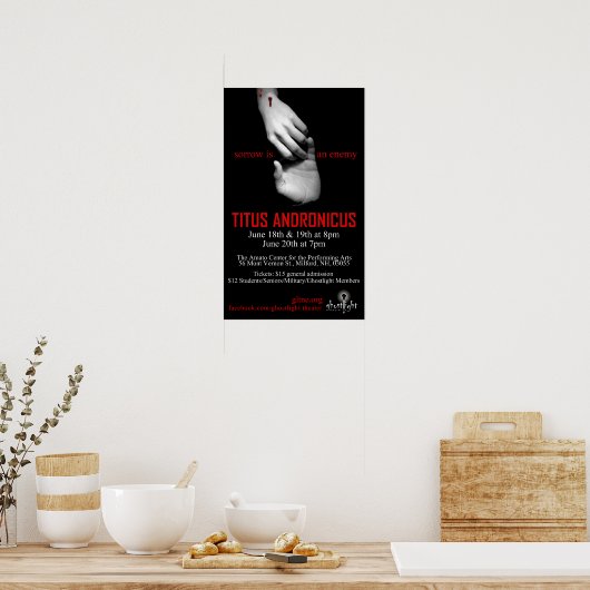 Poster Titus Andronicus (Cuisine)