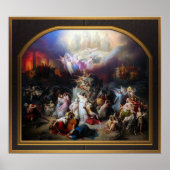 Poster Titus détruisant Jérusalem par Wilhelm von Kaulbac (Devant)