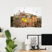 Poster Tivoli Gardens Copenhague Danemark (Bureau à domicile)