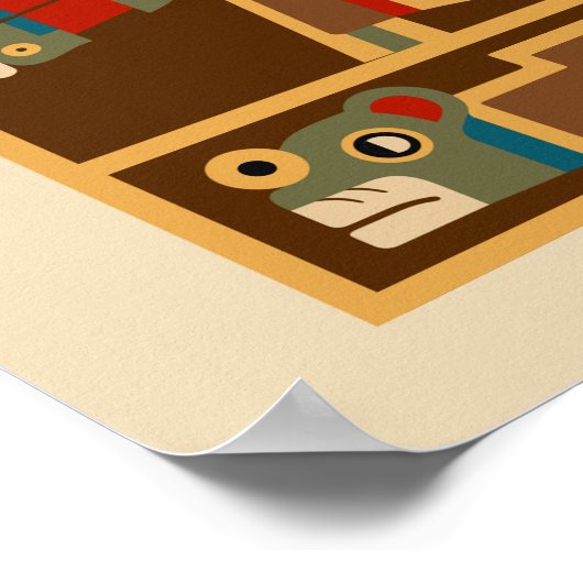 Poster Tiwanaku Sun Warriors (Coin)