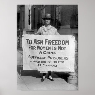 Poster To Ask Freedom For Women Is Not A Crime