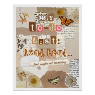 Poster To-Do List Aesthetic Collage | Soft inspo Perfect Poster