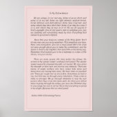 Poster To My Fellow Sisters (Devant)