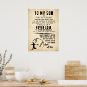 Poster To My Son Believe Deep in Your Heart (Cuisine)