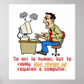 Poster To Really Err is is Computer (1) (Devant)