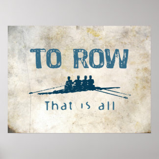 Poster To Row