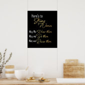 Poster "To Strong Women" (Cuisine)