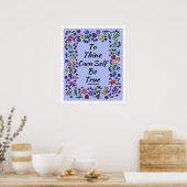 Poster To Thine Own Self Be True (Cuisine)