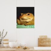 Poster Toad Avec La Peinture De Disposition Philosophique (Cuisine)