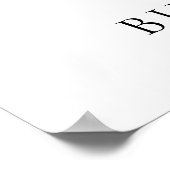 Poster Toast Champagne Bienvenue (Coin)