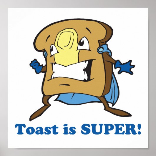 Poster toast est super (Devant)