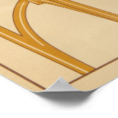 Poster Toast vintage Ephemera Lady (Coin)