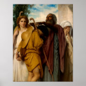 Poster Tobias dit adieu à son père par Bouguereau (Devant)