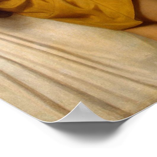 Poster Tobias dit adieu à son père par Bouguereau (Coin)