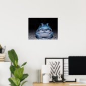 Poster Toc bleu (Bureau à domicile)