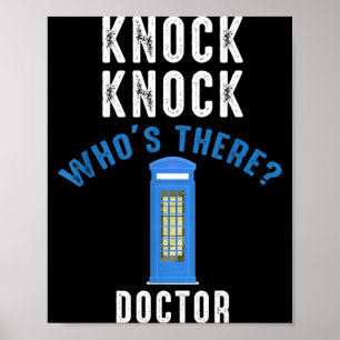 Poster Toc Toc Qui Est Là_ Docteur Drôle Toc Qui Est