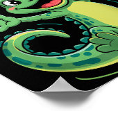 Poster Today Is A Salamander Day Funny Cute Cartoon Herpe (Coin)