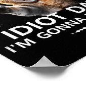 Poster Today Is Slap An Idiot Day I'm Gonna Be Busy Cute (Coin)